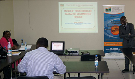 Les PME membres de la chambre de commerce et d’industrie de Côte d'Ivoire s’imprègnent des modes et procedures de passation des marches publics- 1er octobre 2014