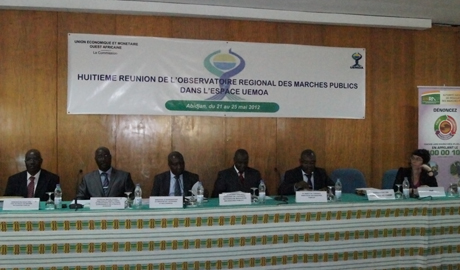 La Côte d’Ivoire accueille la huitième réunion de l’Observatoire Régional des marchés publics (ORMP) de l’espace UEMOA du 21 au 25 mai 2012